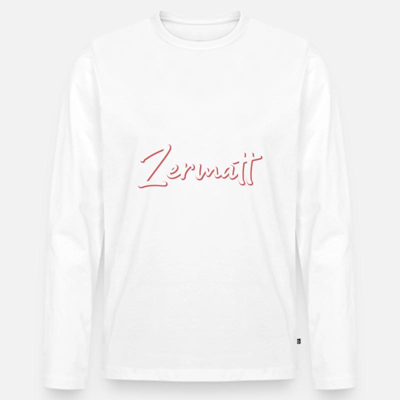 Zermatt - Männer Premium Bio Langarmshirt - undefined