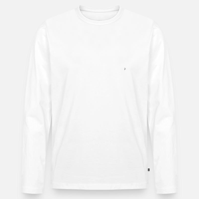 Die Evolution der Gitarre - Männer Premium Bio Langarmshirt - undefined
