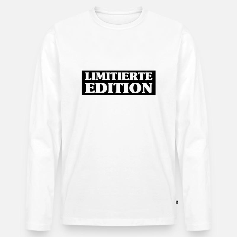 limitierte_edition - Männer Premium Bio Langarmshirt - Weiß