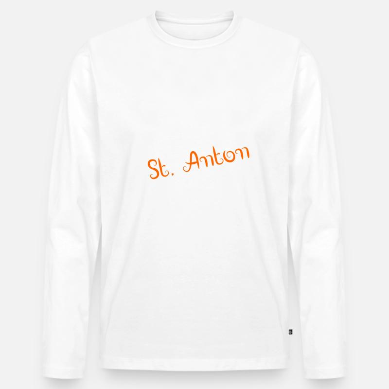 St. Anton - Männer Premium Bio Langarmshirt - undefined
