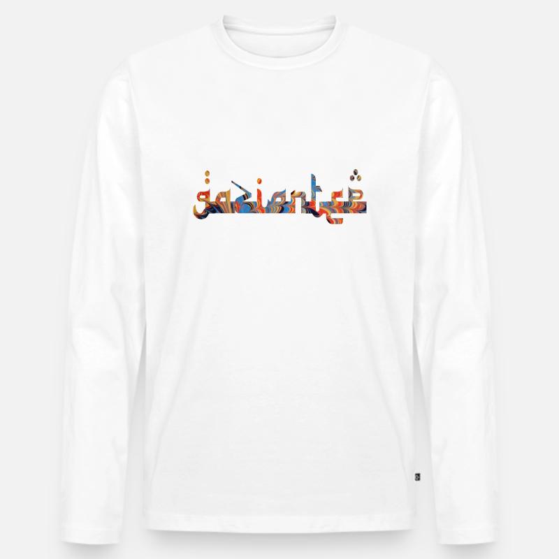 gaziantep e 58 - Männer Premium Bio Langarmshirt - Weiß