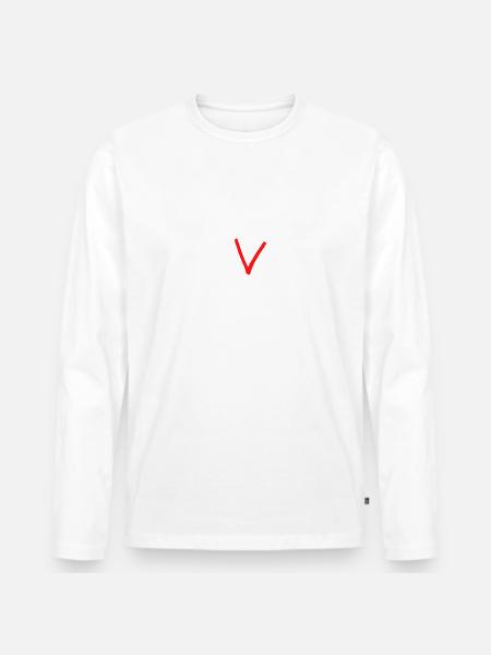 Loser Lover - Men's Premium Organic Long Sleeve Shirt - white