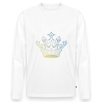 Crown Royal - Men's Premium Organic Long Sleeve Shirt - white - Front - Nico (187cm)