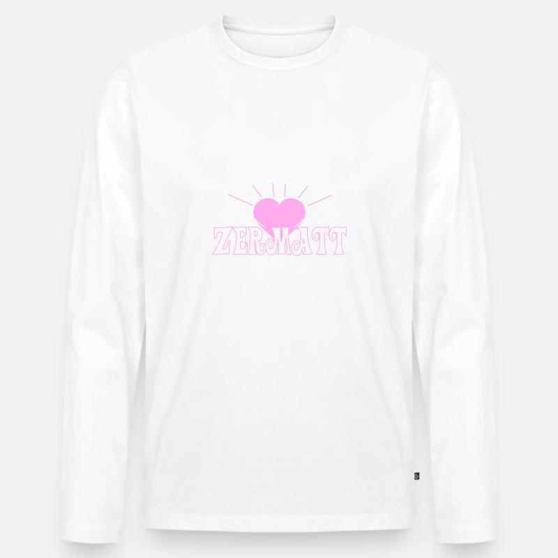 Zermatt - Männer Premium Bio Langarmshirt - undefined