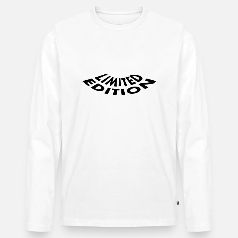 limited_edition - Männer Premium Bio Langarmshirt - Weiß