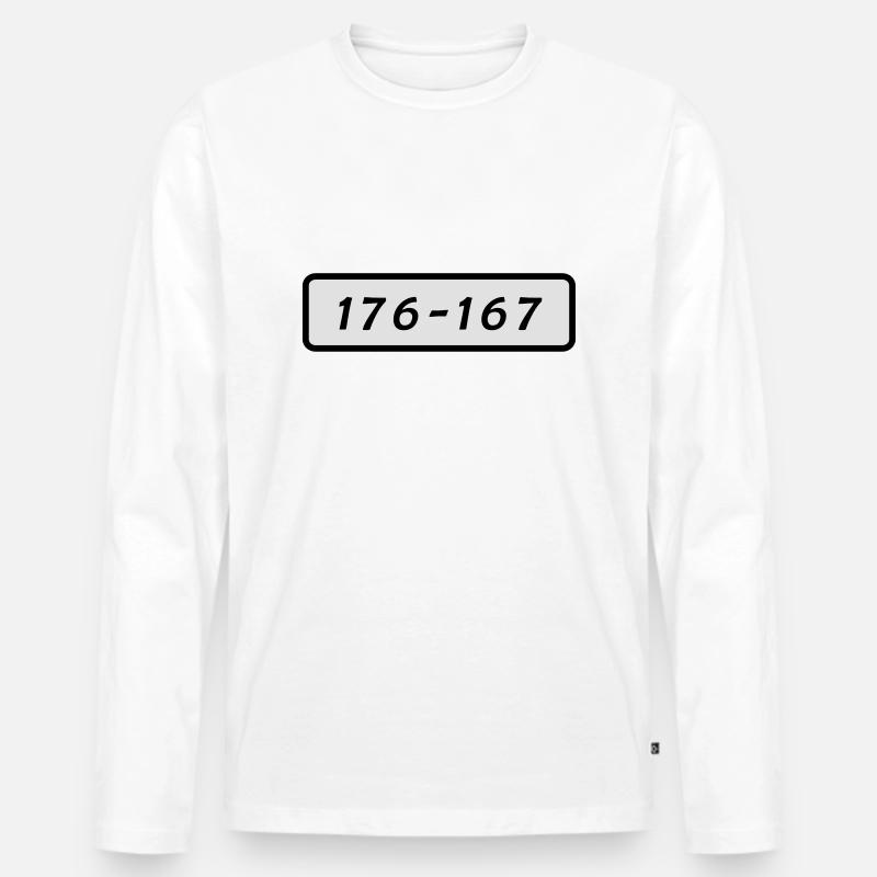 Panzerknacker - Männer Premium Bio Langarmshirt - Weiß