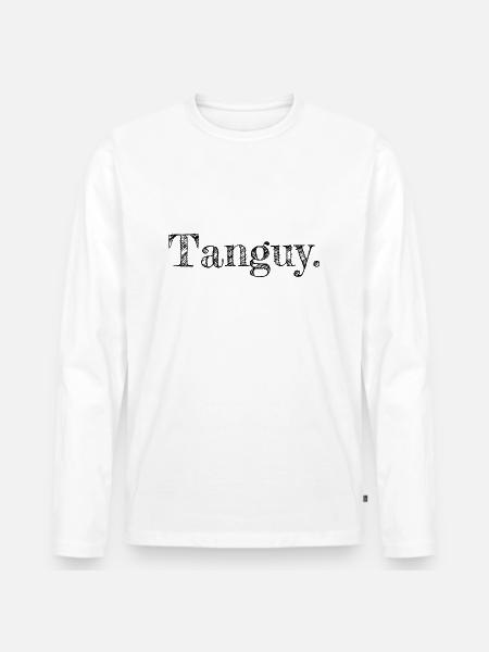 Tanguy. - T-shirt manches longues Premium bio Homme - blanc