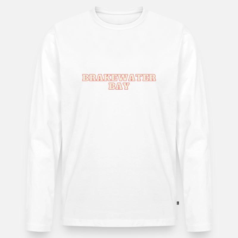 nite 11 - Männer Premium Bio Langarmshirt - Weiß