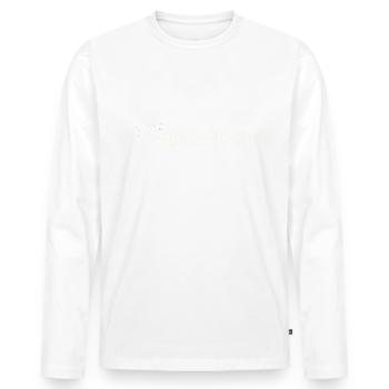 Elite Deutschland - Männer Premium Bio Langarmshirt - Weiß - Vorne - Nico (187cm)