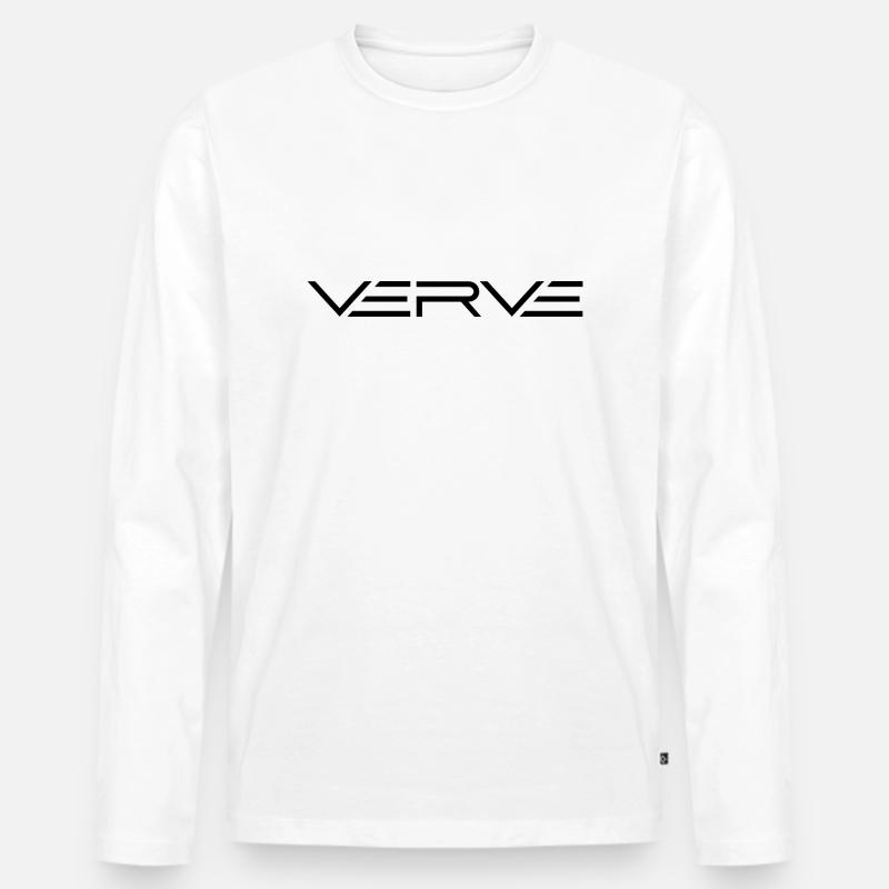 Verve - Männer Premium Bio Langarmshirt - Weiß