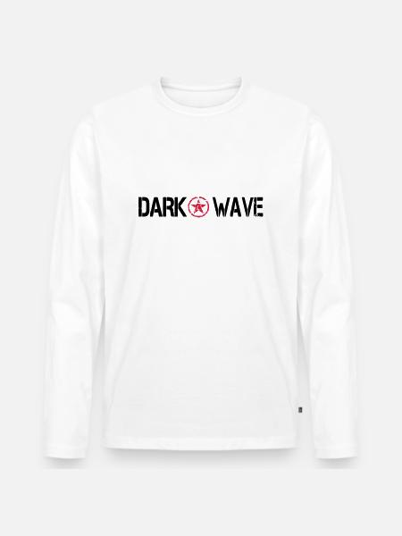 darkwave - Men's Premium Organic Long Sleeve Shirt - white