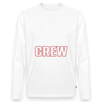 Équipe Mma - T-shirt manches longues Premium bio Homme - blanc - Devant - Nico (187cm)