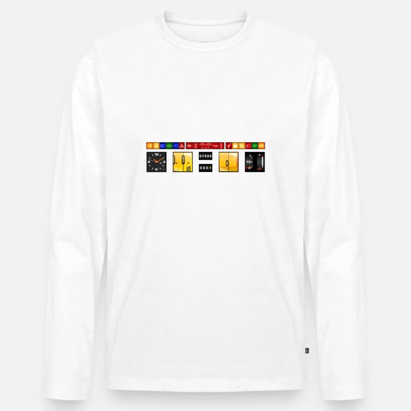 CX Série 1 Dashboard - Männer Premium Bio Langarmshirt - undefined
