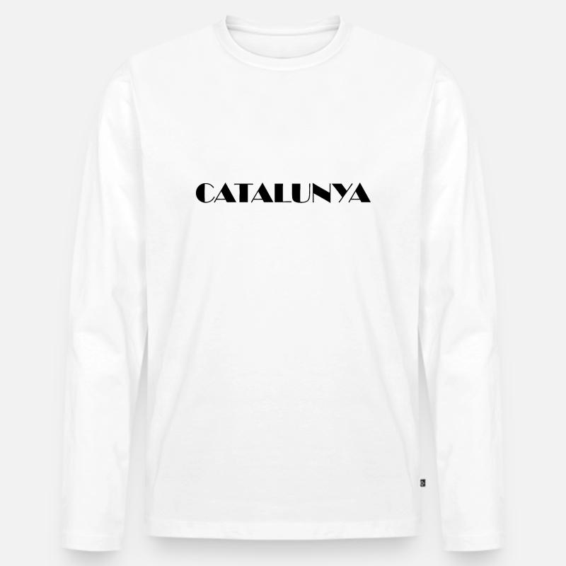 Basketball - Männer Premium Bio Langarmshirt - Weiß
