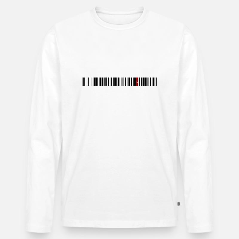Isparta - Männer Premium Bio Langarmshirt - Weiß