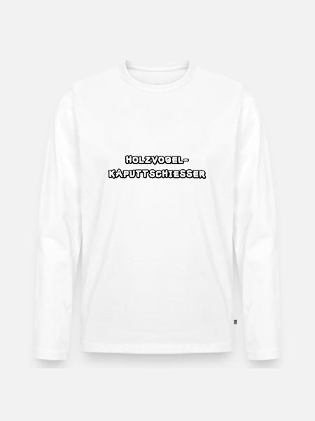 Schützenfest - Männer Premium Bio Langarmshirt - Weiß