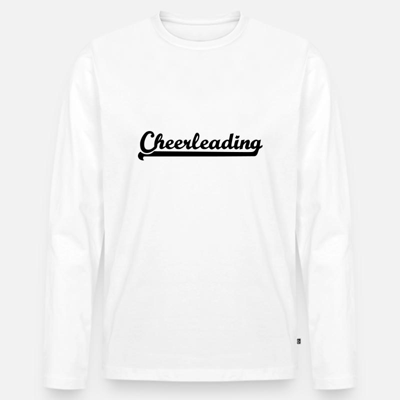 Cheerleading - Männer Premium Bio Langarmshirt - Weiß