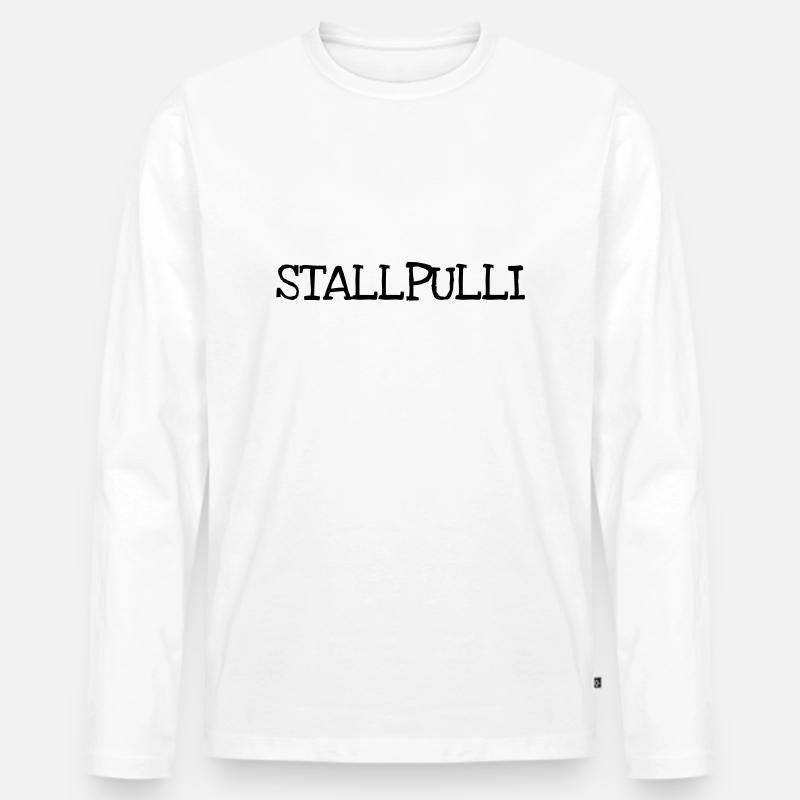 Stallpulli stallpulli - T-shirt manches longues Premium bio Homme - blanc