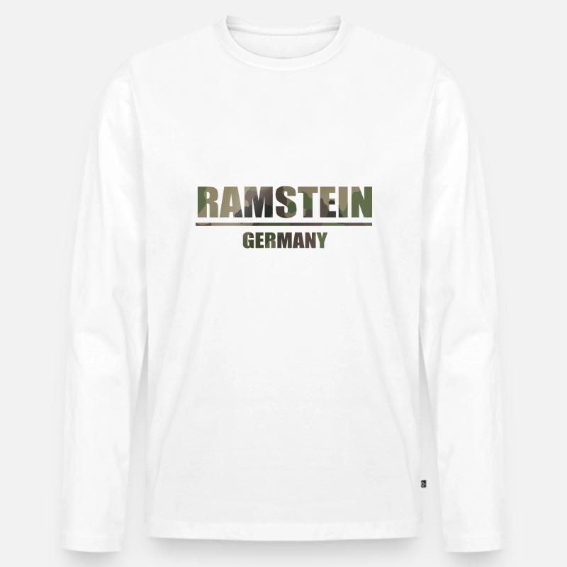 RAMSTEIN GERMANY CAMOUFLAGE - Männer Premium Bio Langarmshirt - undefined