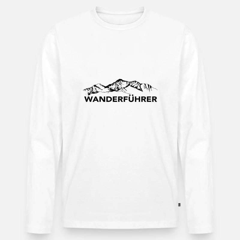 Wanderfuhrer - (2) - Männer Premium Bio Langarmshirt - Weiß