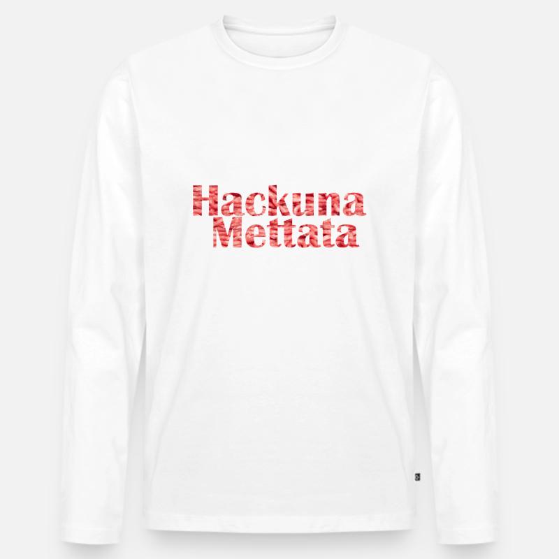 Hack Mett - Männer Premium Bio Langarmshirt - undefined