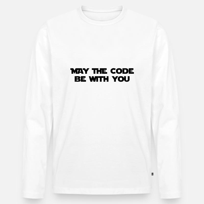 Computer / Developer / Geek / Code / Funny Men's Premium Organic Long Sleeve Shirt
