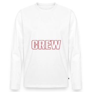Boxing Crew - Men's Premium Organic Long Sleeve Shirt - white - Front - Nico (187cm)