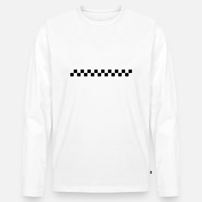 ska karos 1 - Männer Premium Bio Langarmshirt - Weiß