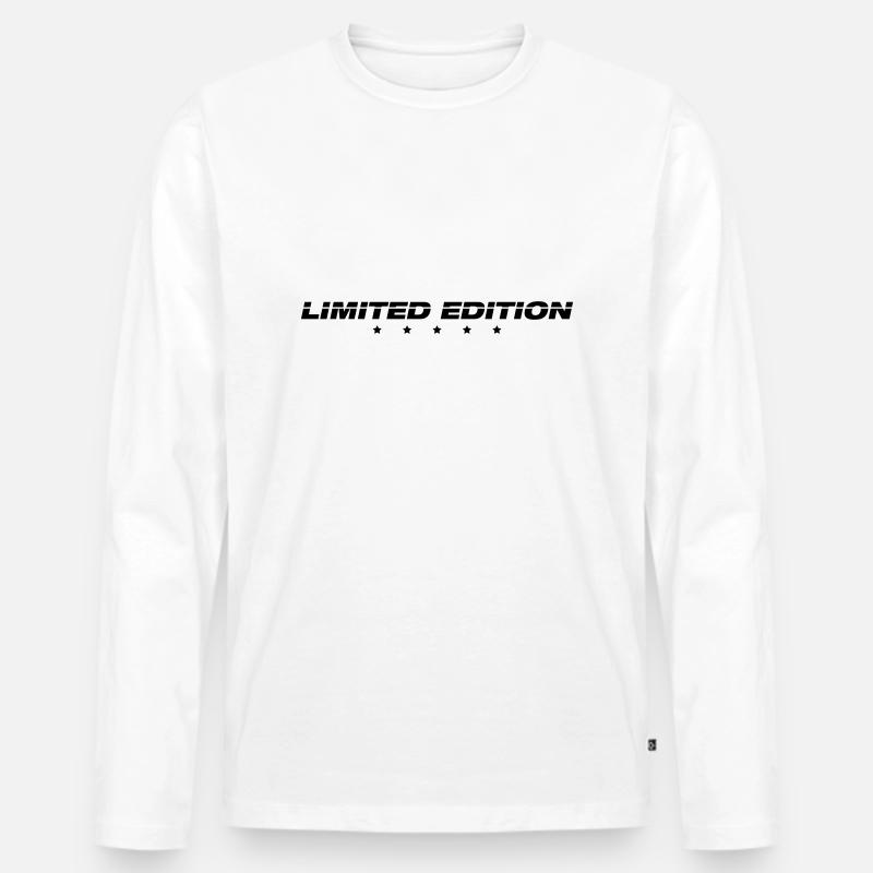 limited_edition_st1 - Männer Premium Bio Langarmshirt - Weiß