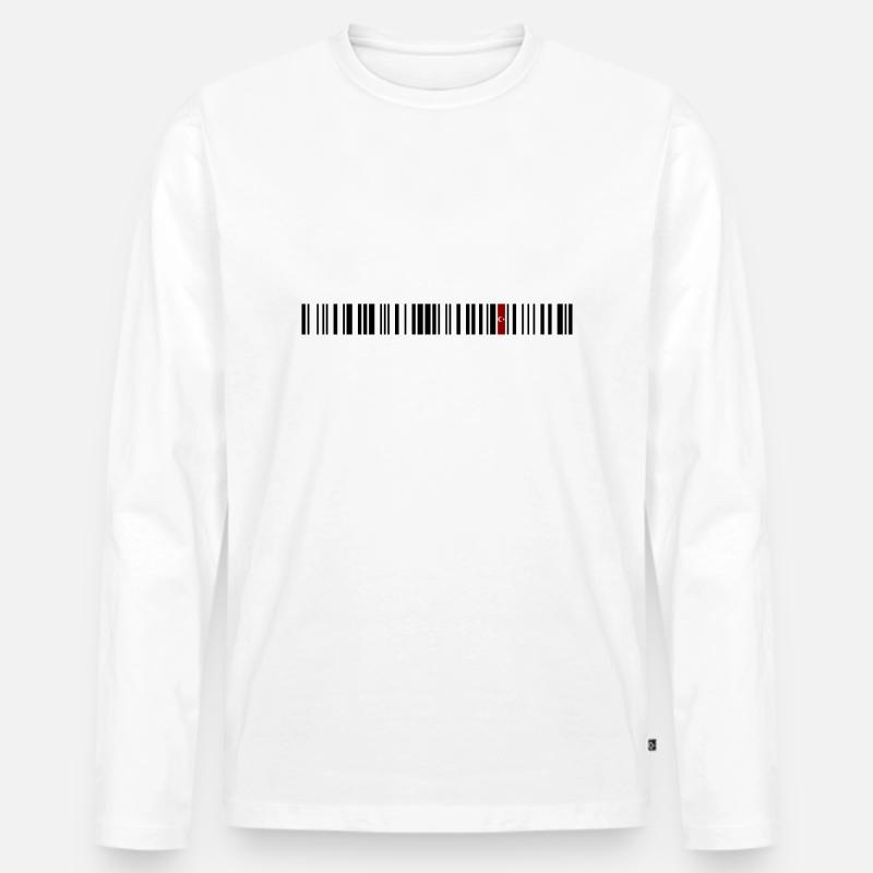 Antalya - Männer Premium Bio Langarmshirt - Weiß
