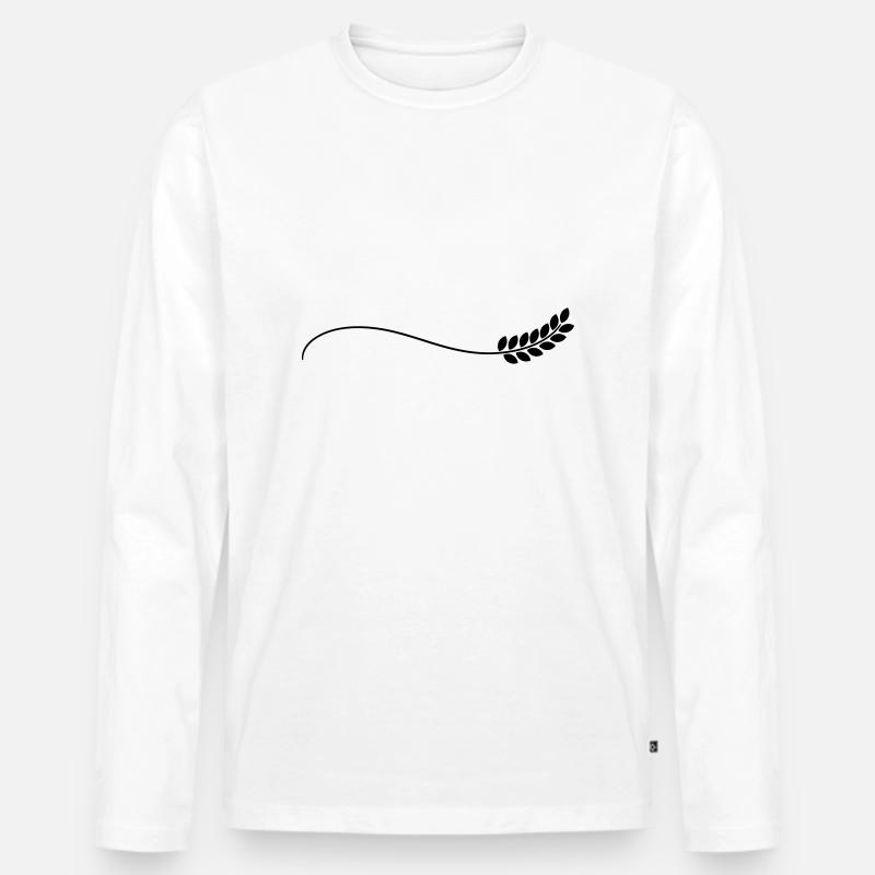 Korn - Männer Premium Bio Langarmshirt - undefined