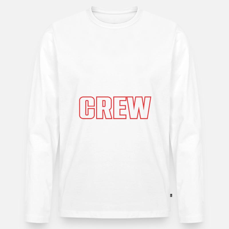 Kickboxing Crew - Männer Premium Bio Langarmshirt - Weiß