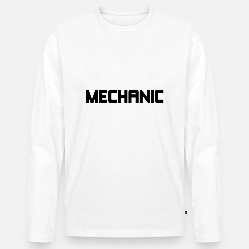 MECHANIC - Männer Premium Bio Langarmshirt - undefined