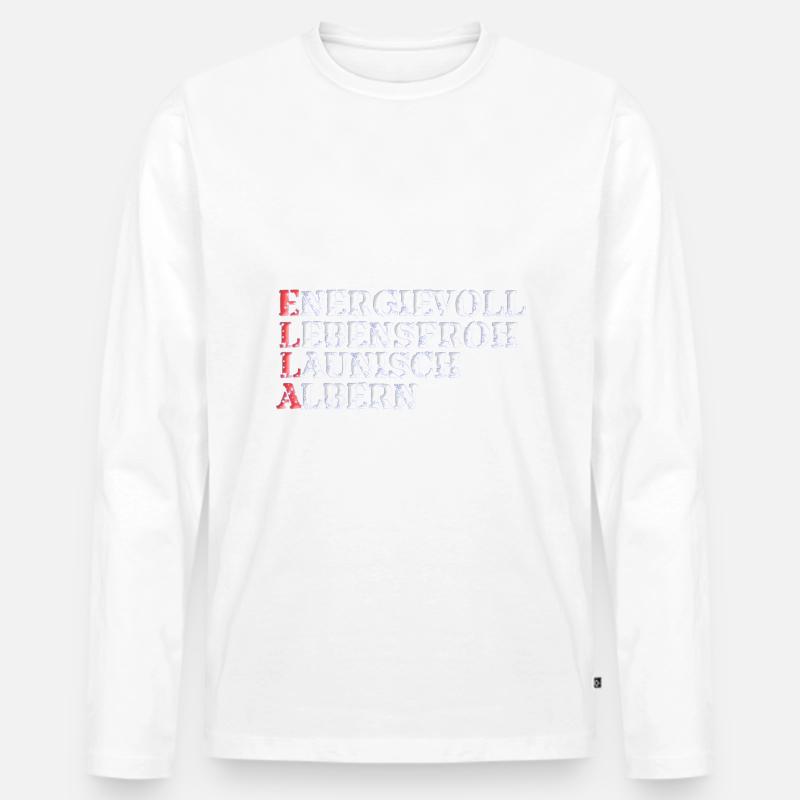ella - Männer Premium Bio Langarmshirt - undefined
