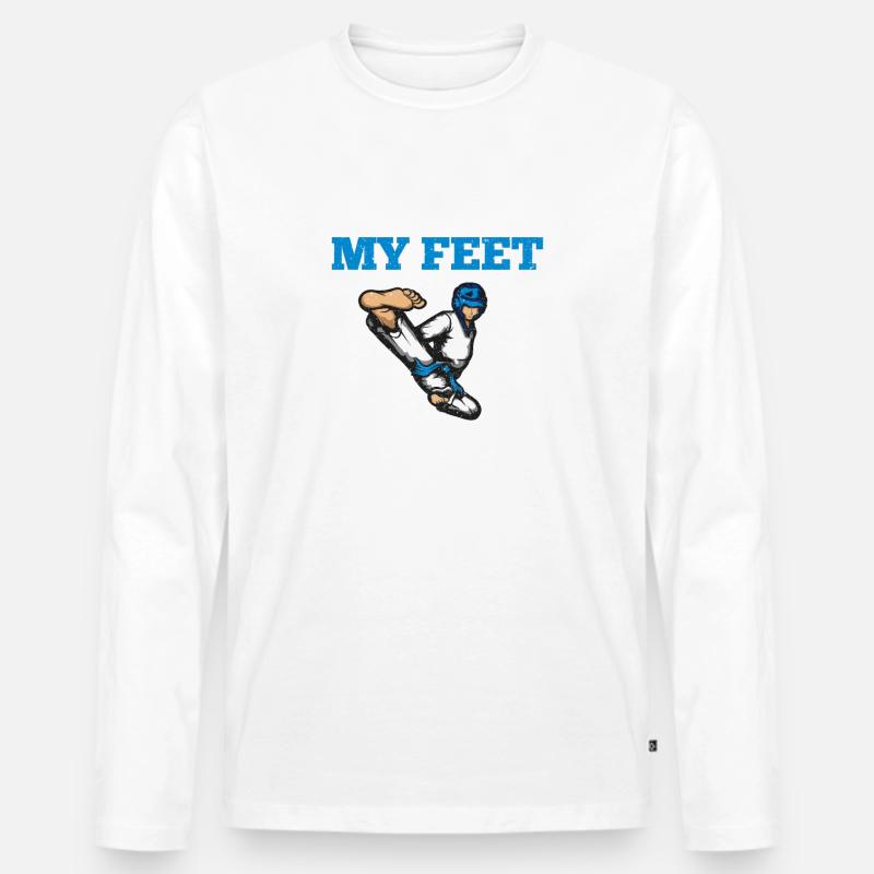 Karate - Männer Premium Bio Langarmshirt - undefined
