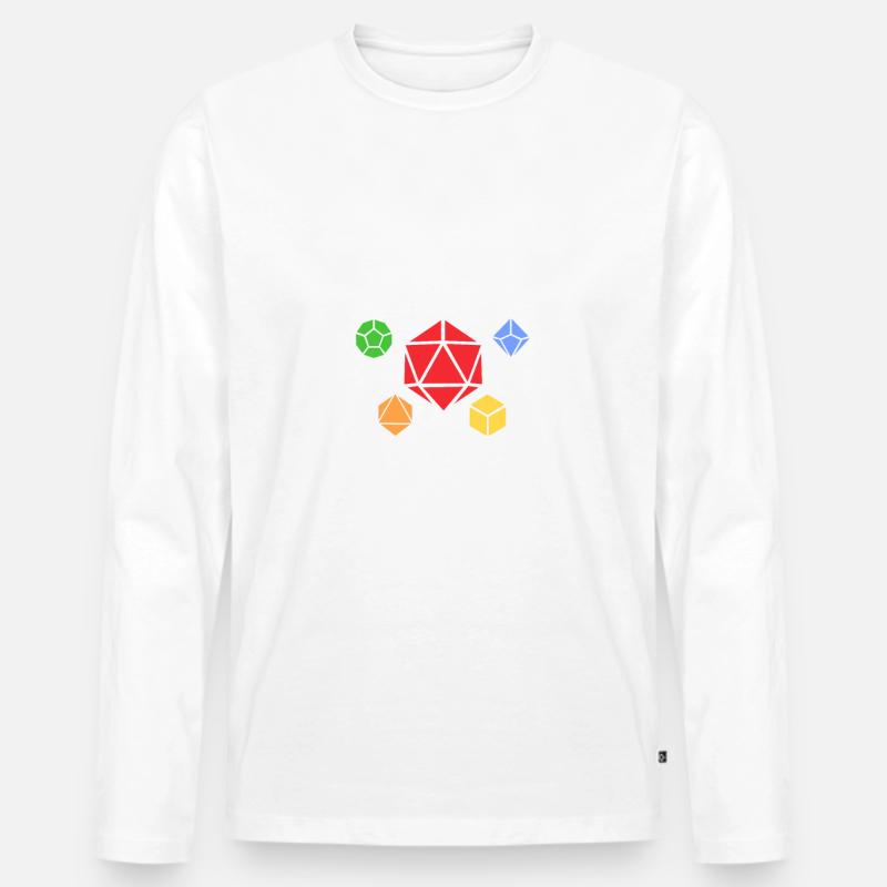 D20 - Männer Premium Bio Langarmshirt - undefined
