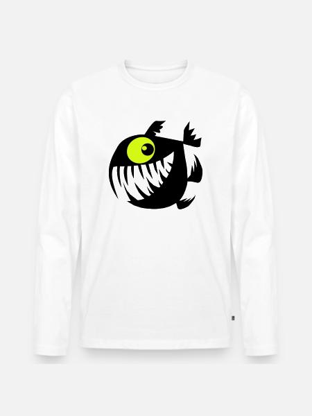 Merry Perry - Men's Premium Organic Long Sleeve Shirt - white