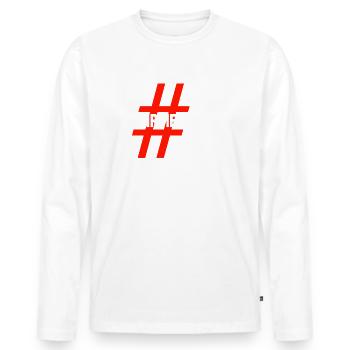 Fair kid, fair, fair love, gift, gift id - Men's Premium Organic Long Sleeve Shirt - white - Front - Nico (187cm)