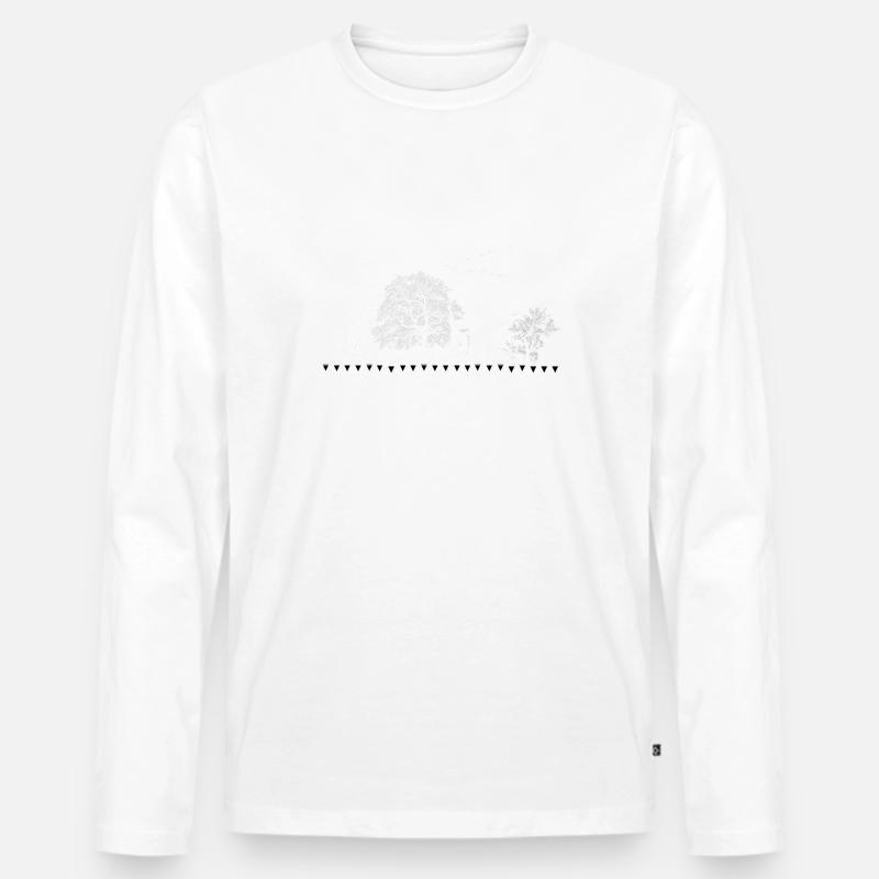 Giraffe Giraffen - Männer Premium Bio Langarmshirt - undefined