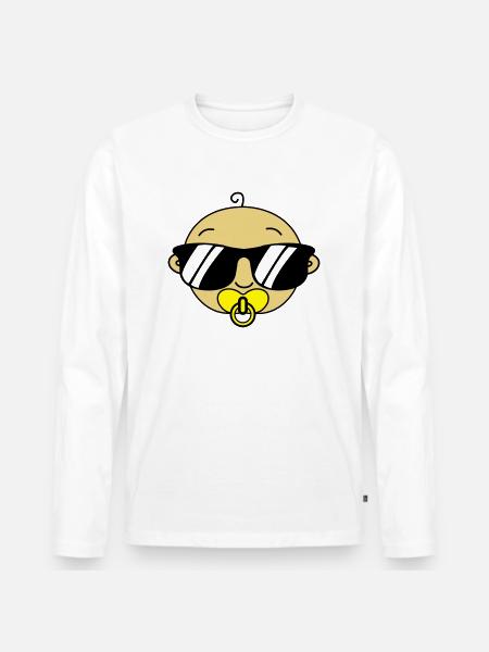 bébé - T-shirt manches longues Premium bio Homme - blanc