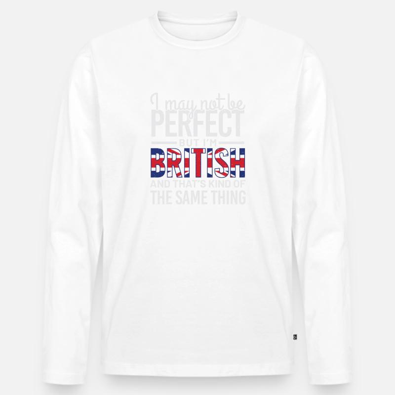 british - Männer Premium Bio Langarmshirt - undefined