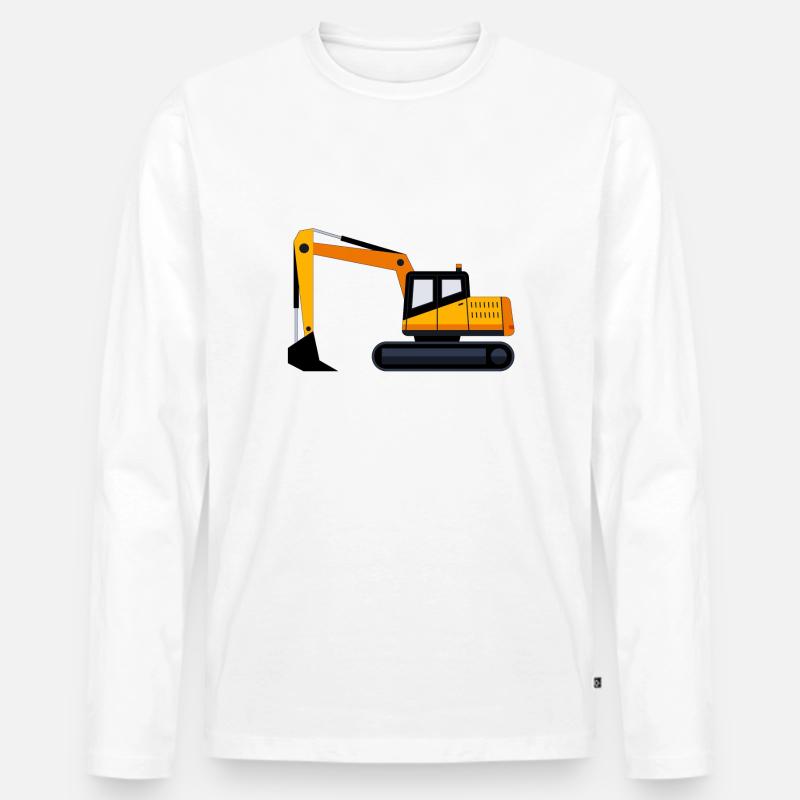Bagger Geschenk Geschenkidee - Männer Premium Bio Langarmshirt - undefined