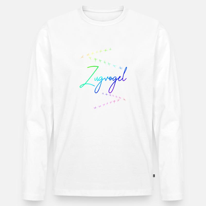 Zugvogel - Männer Premium Bio Langarmshirt - undefined