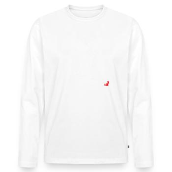 Blanc SWORD MÉDIÉVAL - T-shirt manches longues Premium bio Homme - blanc - Devant - Nico (187cm)
