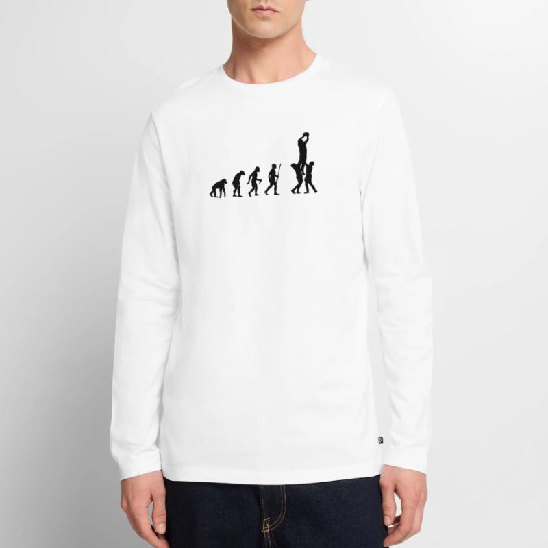 L'évolution de Rugby T-shirt manches longues Premium bio Homme