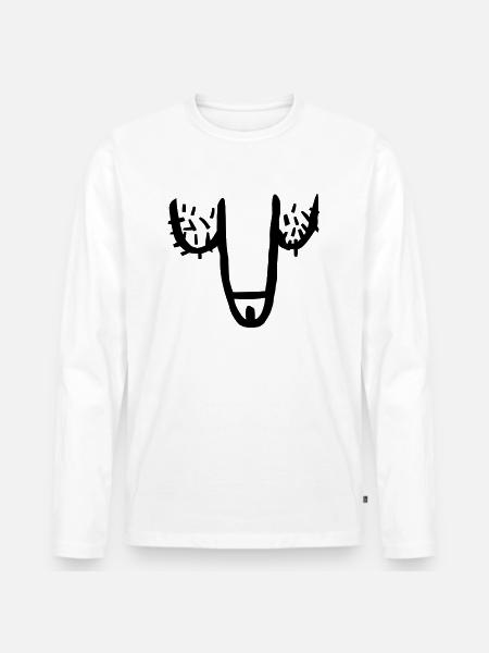 Penis - T-shirt manches longues Premium bio Homme - blanc