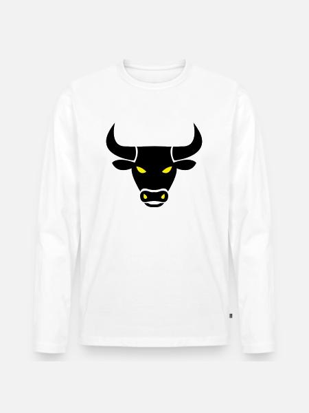 stier_002 - Men's Premium Organic Long Sleeve Shirt - white