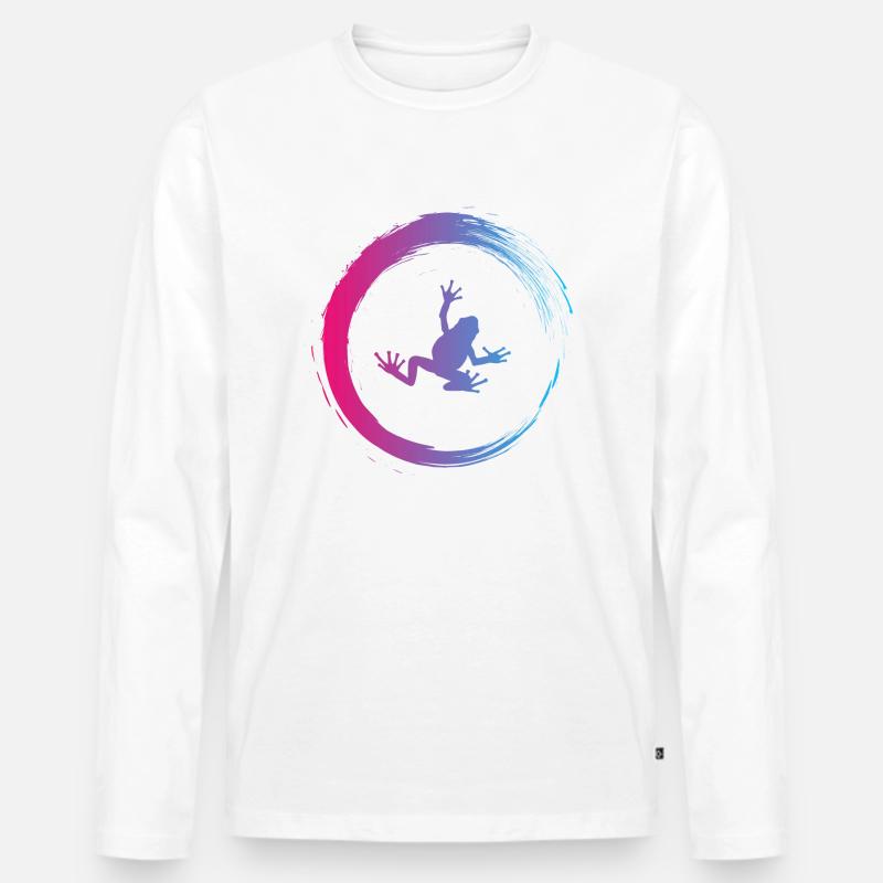 Frosch - Männer Premium Bio Langarmshirt - undefined