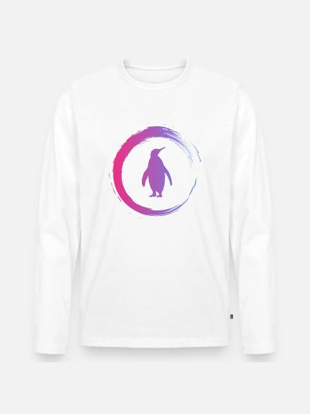 Pinguin - Männer Premium Bio Langarmshirt -