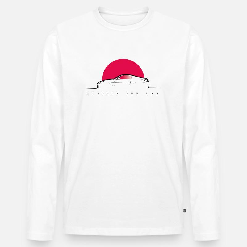 350Z Sun - Männer Premium Bio Langarmshirt - Weiß